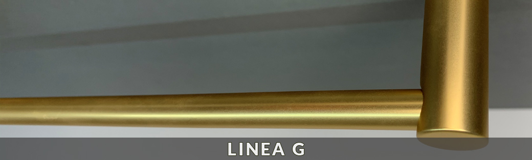 Akcesoria łazienkowe Linea G w kolorze - Złoto Matowe