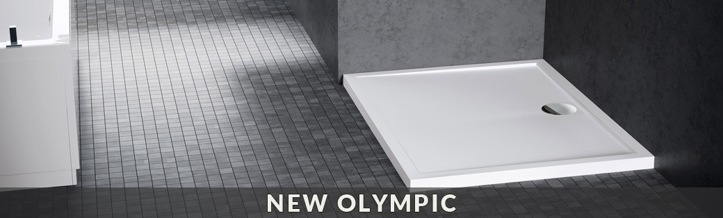 Brodziki prysznicowe Novellini z kolekcji New Olympic