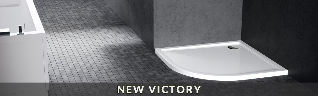 Brodziki prysznicowe Novellini z kolekcji New Victory