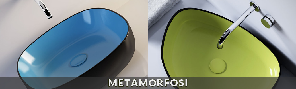 Umywalki ceramiczne Olympia Ceramica | Linea G z kolekcji Metamorfosi