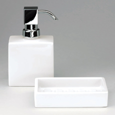 Porcelanowe akcesoria łazienkowe Decor Walther