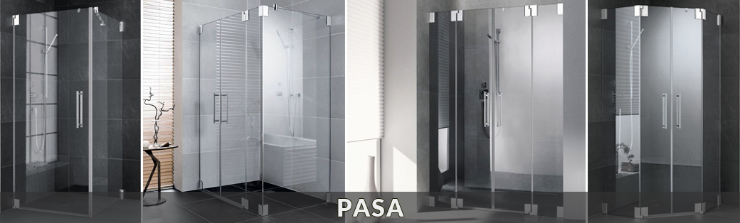 Kabiny prysznicowe Kermi z kolekcji Pasa