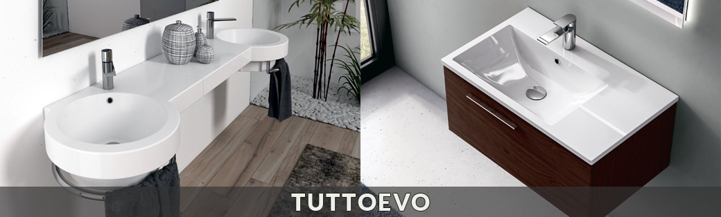 Umywalki ceramiczne Olympia Ceramica | Linea G z kolekcji Tuttoevo