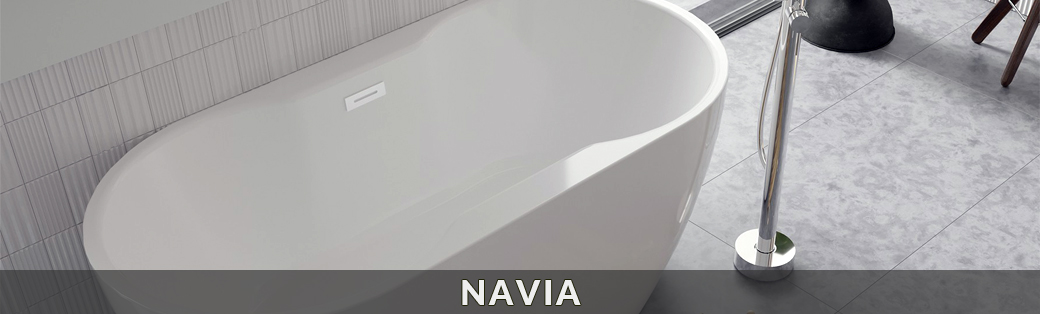 Wanny akrylowe wolnostojące Besco z kolekcji Navia