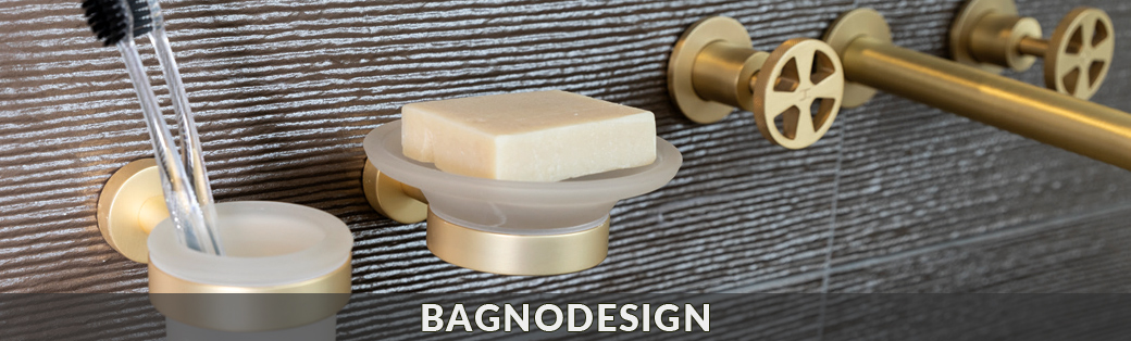 Akcesoria łazienkowe Bagnodesign w kolorze - Zanzibar (złoto matowe)