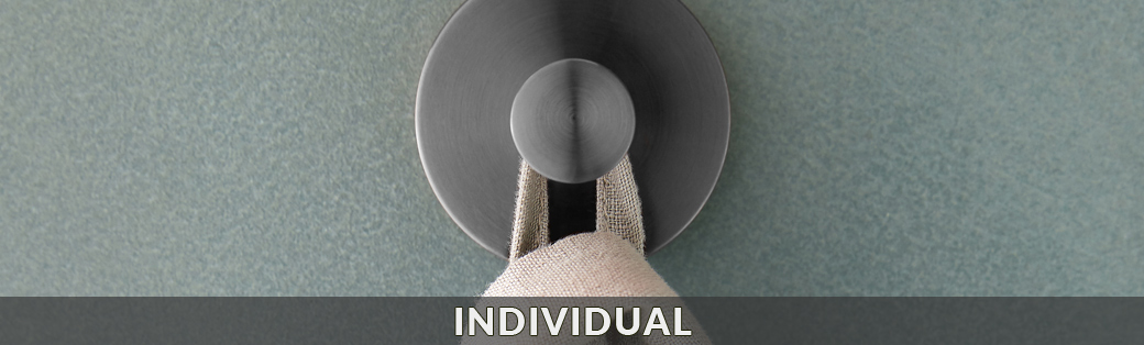 Akcesoria łazienkowe INDIVIDUAL by Vado w kolorze Gunmetal Szczotkowany