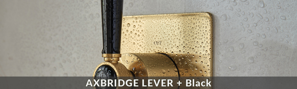 Baterie łazienkowe retro w kolorze mosiądzu szczotkowanego - BOOTH&Co.