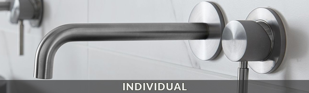 Baterie łazienkowe INDIVIDUAL by Vado w kolorze Gunmetal Szczotkowany