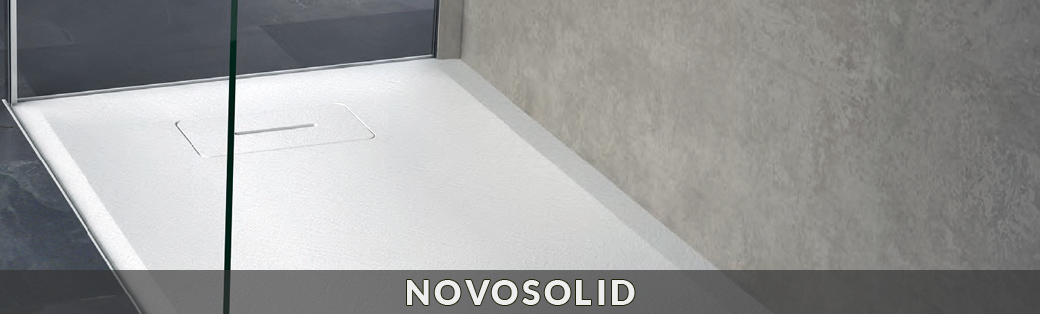 Brodziki prysznicowe Novellini z kolekcji Novosolid