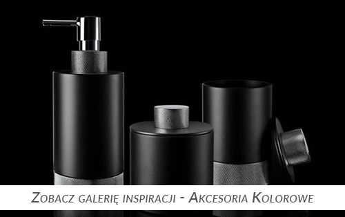 Akcesoria łazienkowe kolorowe marki Individual by Vado, Cemeo, Booth&Co. i Decor Walther