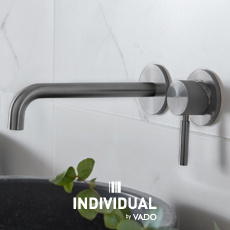 Baterie łazienkowe INDIVIDUAL w kolorze Gunmetal Szczotkowanym (PVD)