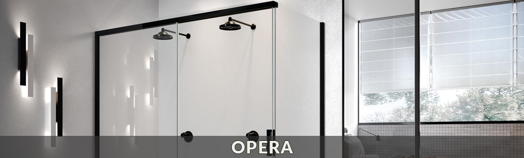 Kabiny prysznicowe Novellini z kolekcji Opera
