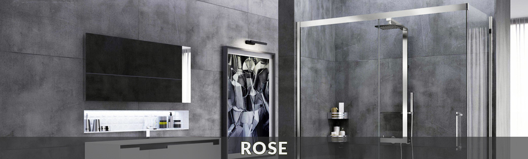 Kabiny prysznicowe Novellini z kolekcji Rose