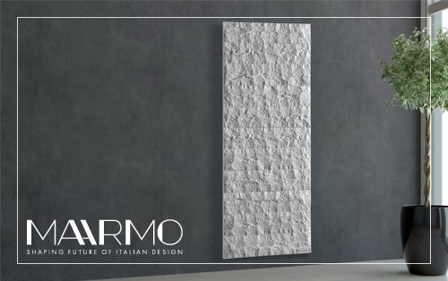 Marmurowe grzejniki dekoracyjne włoskiej marki Maarmo