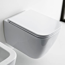 Miski WC wiszące i stojące oraz bidety Scarabeo z kolekcji Teorema 2