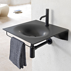 Umywalki ceramiczne Scarabeo z kolekcji Veil