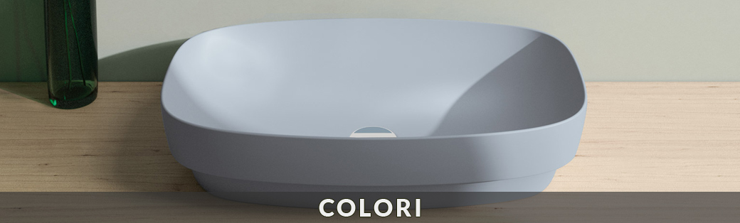 Umywalki ceramiczne Catalano z kolekcji Colori