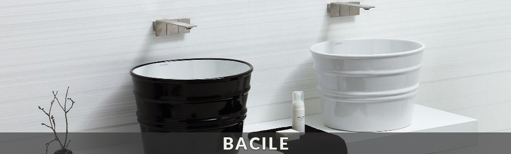 Umywalki ceramiczne włoskiej marki Horganica z kolekcji Bacile