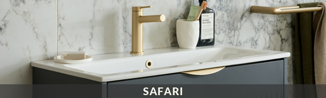 Umywalki ceramiczne i kompozytowe VADO z kolekcji Safari