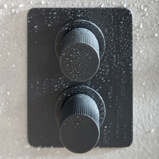 Baterie prysznicowe podtynkowe z termostatem 3-drożne