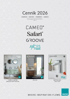 Cennik produktów z kolekcji CAMEO, SAFARI, GROOVE oraz AXCES by Vado 2026H2