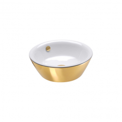 Umywalka ceramiczna nablatowa 42x42 cm - Catalano Gold & Silver - 142VLNBO