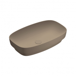 Umywalka ceramiczna nablatowa / częściowo wpuszczana w blat 65x40 cm - Catalano Colori - 165AGRLXMS