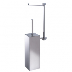 Szczotka WC wisząca z uchwytem na papier toaletowy - Linea G - Minimal - 5419/8M