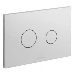 Przycisk pneumatyczny WC, okrągły - Booth&Co. - Axbridge - BC-195-RO-CP