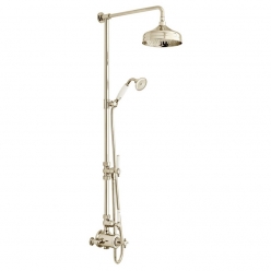 Kolumna prysznicowa z baterią termostatyczną - Booth&Co. - Axbridge - BC-AXB-149TRRK-BN