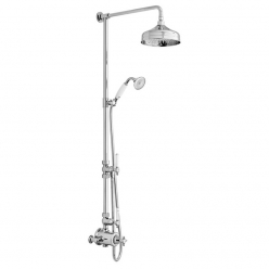 Kolumna prysznicowa z baterią termostatyczną - Booth&Co. - Axbridge - BC-AXB-149TRRK-CP