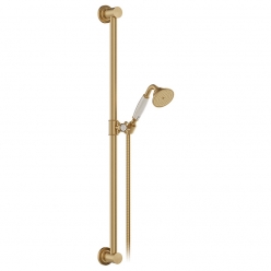 Słuchawka prysznicowa z drążkiem - Booth&Co. - Axbridge - BC-AXB-SFSRK2-BRS