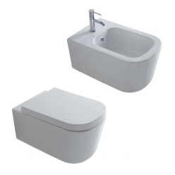 Galassia Meg11 5411 & 5412 - Miska WC wisząca + Bidet wiszący