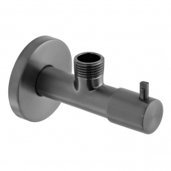 Zawór kątowy 1/2" - Gunmetal Szczotkowany PVD - IND-230-BGM