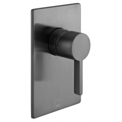 IND-EDI145A-BGM - Bateria prysznicowa podtynkowa, jednouchwytowa - INDIVIDUAL by VADO - Gunmetal Szczotkowany