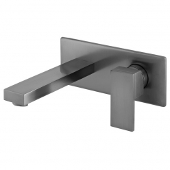 Bateria umywalkowa podtynkowa, jednouchwytowa, Gunmetal Szczotkowany PVD - INDIVIDUAL by Vado - IND-NOT109FS/A-BGM