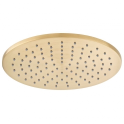 Deszczownica okrągła, śr. 25 cm - INDIVIDUAL by VADO - Złoto Szczotkowane
