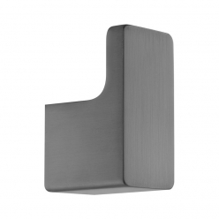 Haczyk łazienkowy pojedynczy, Gunmetal Szczotkowany PVD - INDIVIDUAL by Vado - IND-SHA186-BGM