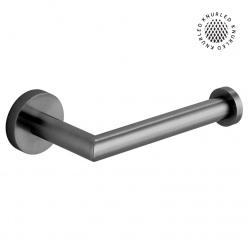 Uchwyt ścienny na papier toaletowy, Gunmetal Szczotkowany PVD - INDIVIDUAL by Vado - IND-SPA180-BGMK