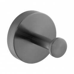Haczyk łazienkowy pojedynczy, Gunmetal Szczotkowany PVD - INDIVIDUAL by Vado - IND-SPA186-BGM
