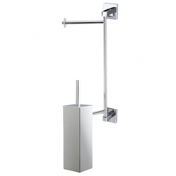 Szczotka WC wisząca z uchwytem na papier toaletowy - Linea G - Gea - 5919/8M