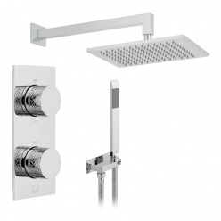 OMI-TSS1-CP - Zestaw prysznicowy z termostatyczną baterią podtynkową - Omika - VADO