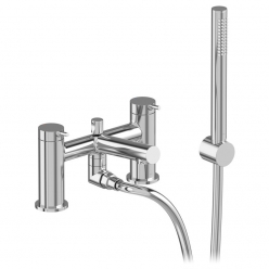 Bateria wannowo-prysznicowa dwuuchwytowa nawannowa - VADO - Safari - SAF-130+K-CP