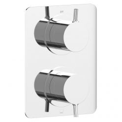 Bateria prysznicowa 1-drożna podtynkowa z termostatem - VADO - Safari - SAF-148D-CP