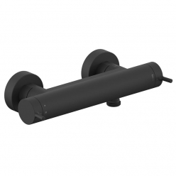 Bateria prysznicowa naścienna z termostatem - VADO - Safari - SAF-149T-MB