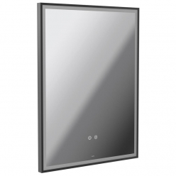 Lustro łazienkowe prostokątne, wym. 60x80 cm - VADO - Safari - SAF-M6I-REC-P-MB