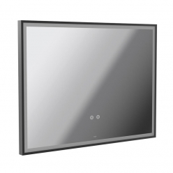 Lustro łazienkowe prostokątne, wym. 80x60 cm - VADO - Safari - SAF-M8I-REC-L-MB