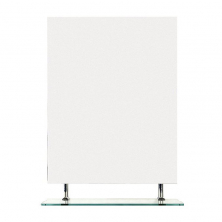 Lustro 70x80 cm z półką szklaną - SAPHO - Wega - 60092-7