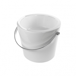 Umywalka nablatowa ceramiczna wiaderko Scarabeo - Bucket - 8801