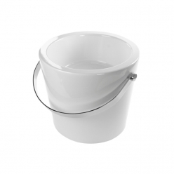 Umywalka nablatowa ceramiczna wiaderko Scarabeo - Bucket - 8803